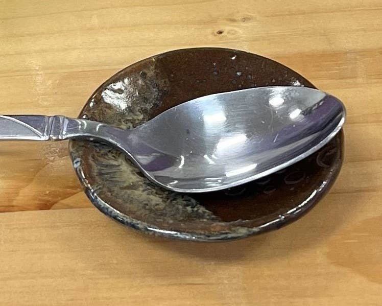 Round Ceramic Spoon Rest