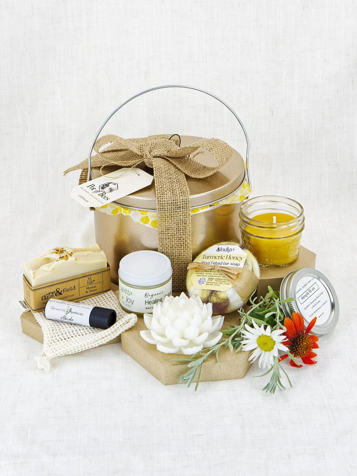 Deluxe Honey Bee Spa Gift Tin
