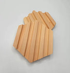 Hexagon Cedar Soap Dish